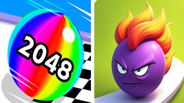 Ball Run 2048  VS Bump Pop - MAX ALL LEVEL Speedrun Android/iOS Gameplay
