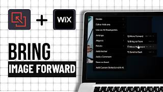 How To Bring Image Forward In Wix (Step By Step)
