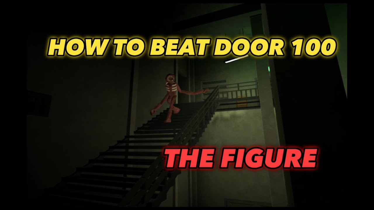 HOW TO BEAT DOOR 100 IN DOORS (The Figure) YouTube