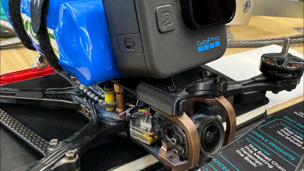 New GoPro Custom Mount | QAV-S2 JohnnyFPV 7 IN Drone