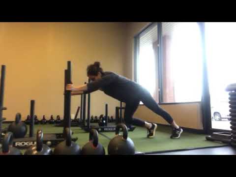 Low Handle Sled Push