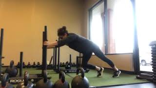 Low Handle Sled Push