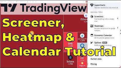 TradingView : Screeners, Heatmaps, Calendar & More Full Tutotial for Beginners