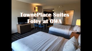 TownePlace Suites Foley at OWA Full Room Tour 4K