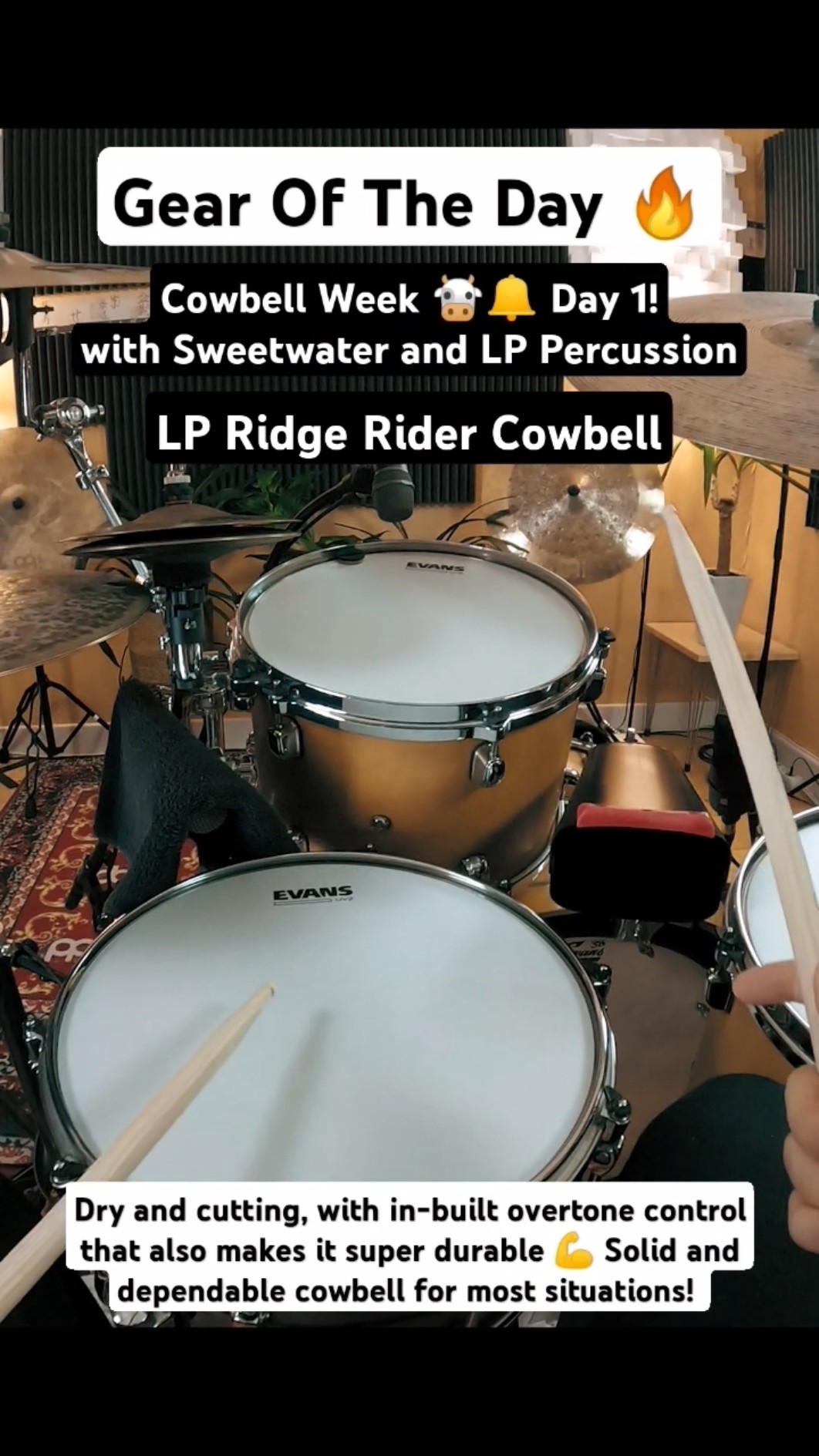 LP Ridge Rider Cowbell - YouTube