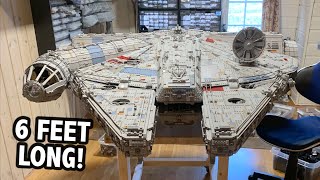 Massive LEGO Millennium Falcon – 55,000 Pieces!