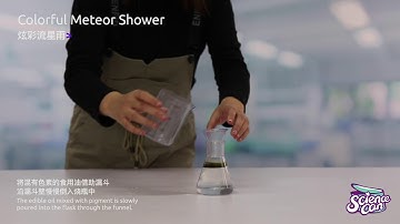 Colorful Meteor Shower - Primary Science Experiment Lab Set