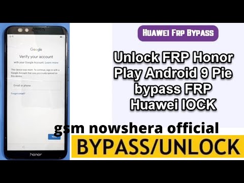 Remove FRP Honor 9 – Bypass Google account STF-L09