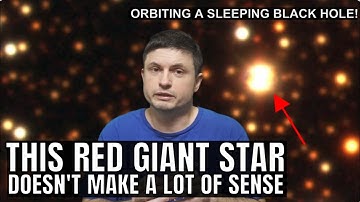 The Impossible Red Giant Star in Orbit Around a Black Hole