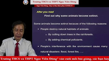 Tiếng Anh 11 - Unit 10: NATURE IN DANGER (Part 2: Reading) - Chương trình Phổ thông lớp 11
