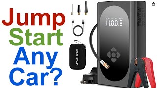 Ach Jump Starter, Air Compressor, Power Bank, And Led Light Lithium Battery Review By Skywind007