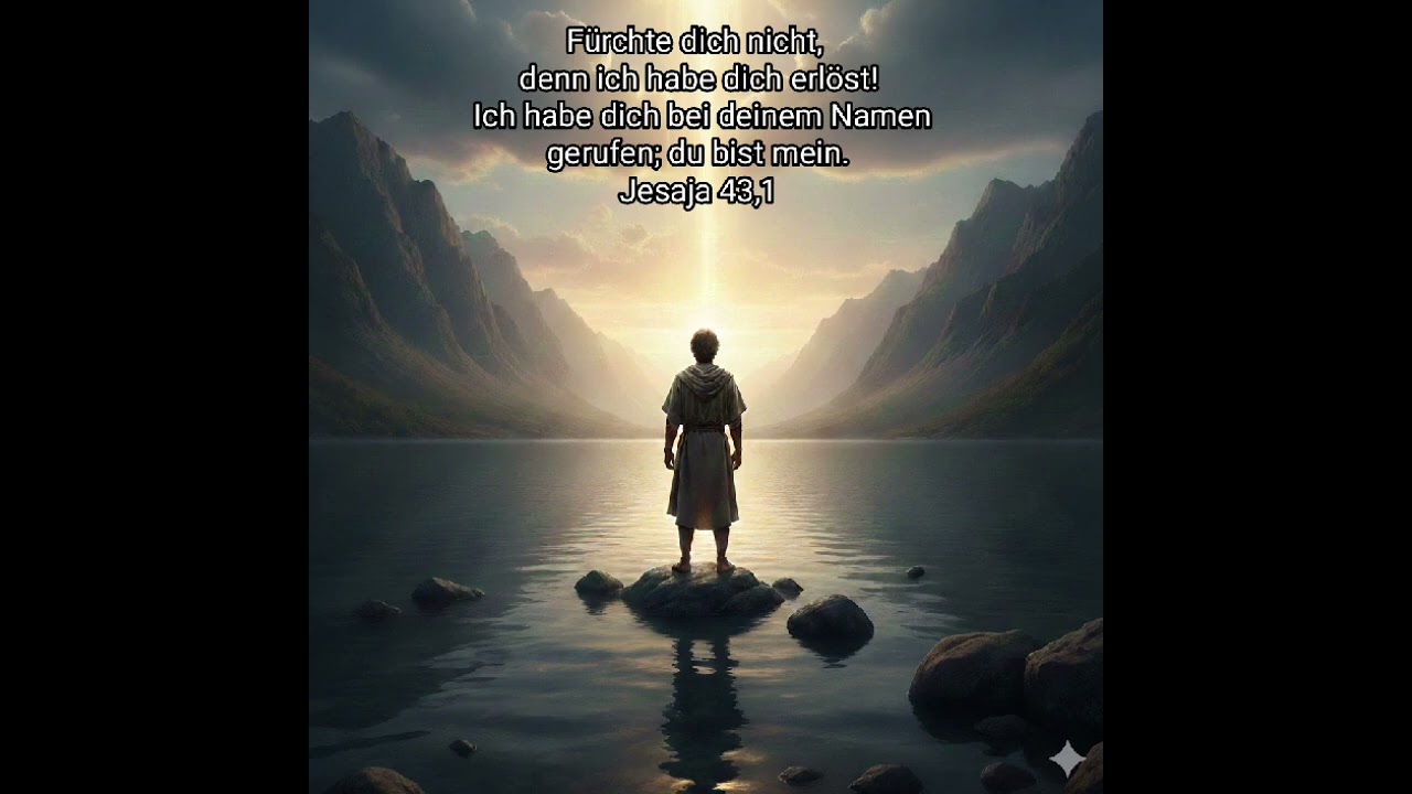 Ich habe dich bei deinem Namen gerufen, du bist mein.