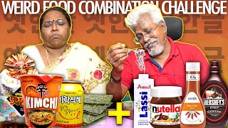 KOREAN + INDIAN Snacks  | Weird Food Combinations Challenge!