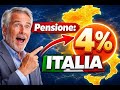Rientro in Italia per pensionati: agevolazione Fiscale 4%. Chi ne ha diritto