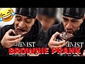 FAKE BROWNIE PRANK ON BF *HILARIOUS*