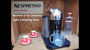 Nespresso Vertuo HOW TO FIX- machine not pumping (English)