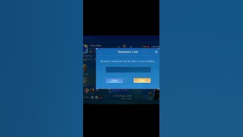 mlbb redeem code #viral #mobilelegends #shorts