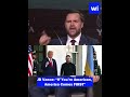JD Vance “If You’re American, America Comes FIRST” #usa #trump #usnews