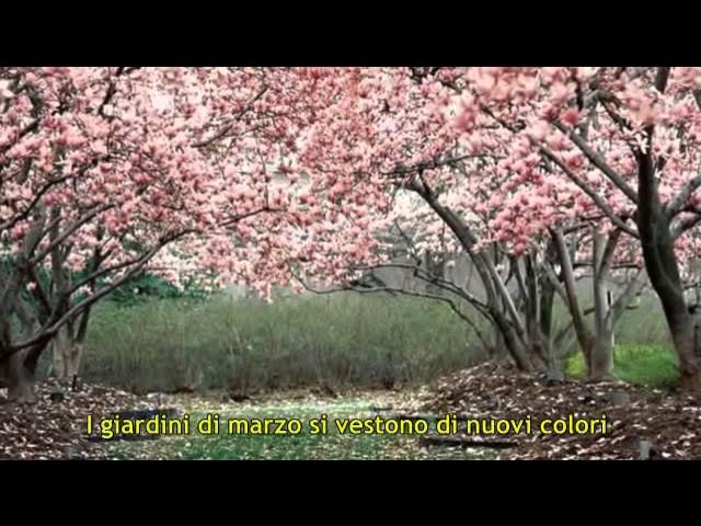 I giardini di marzo - Lucio Battisti (video con testo)