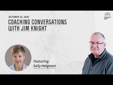 Coaching Conversations with Jim Knight: Sally Helgesen - YouTube