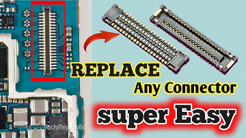How To replace Any Lcd Connector On Logic Board  | how to replacement mobile plastic connector easy