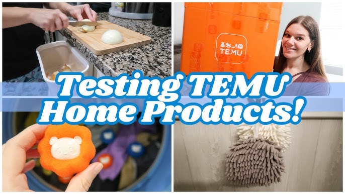 TESTING TEMU PRODUCTS  TEMU CLEANING, ORGANIZING, + KITCHEN PRODUCTS 