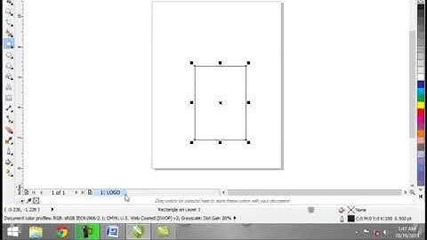 Tutorials in Urdu Corel Draw X6 Hindi Part 3 Work with Pages