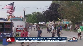 Indiana State Fair asks vendors not to sell, display Confederate flags