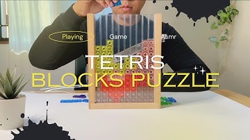 THE FUN OF PLAYING TETRIS BLOCKS PUZZLE (asmr)