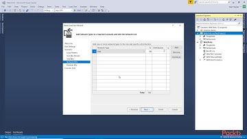 Test Automation Features in TFS: Creating and Running a Load Test | packtpub.com