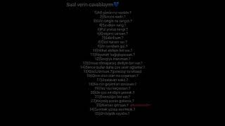Sual Verin Cavablıyım