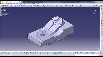 CATIA - PART DESIGN -MULTI POCKET- ANGLE PLANE