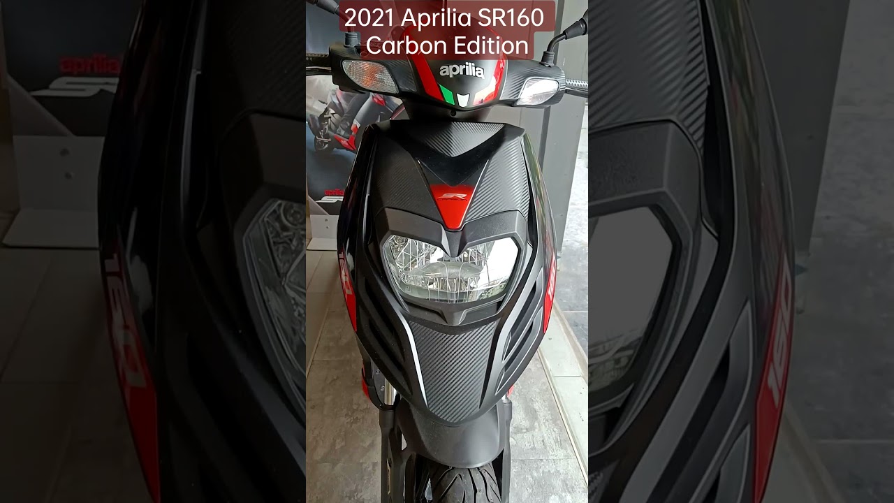 2021 Aprilia SR 160 Carbon Edition 
