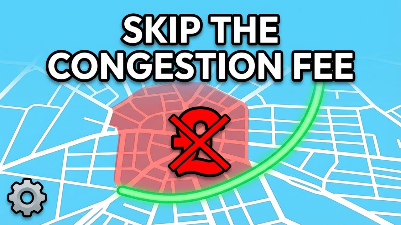 How to Avoid Congestion Charge on Waze!