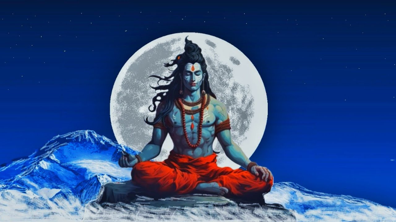 how to draw lord shiva in ms paint🔱🙏 |Devendra Ms paint - YouTube
