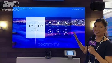InfoComm 2019: Zoom Showcases Zoom Rooms for Touch on the DTEN D7 75" Display
