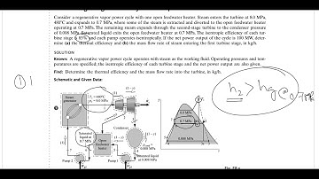 Lecture 4 Regenerative Vapor Power Cycle   Related Problems