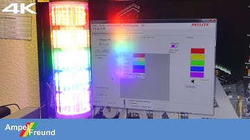 [4K] PATLITE LA6 Signal tower + Software