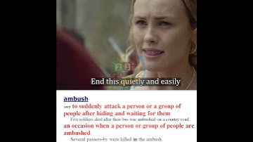 Ambush - Meaning, Pronunciation, Usage | Learn English Vocabulary | ✈️ 𝟏𝟐𝟑 𝐆𝐨 𝐀𝐢𝐫!