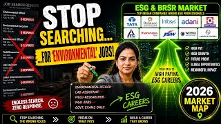 How to Turn an Environmental Degree Into a Corporate ESG Career [2026 Guide] #sustainability #esgjob