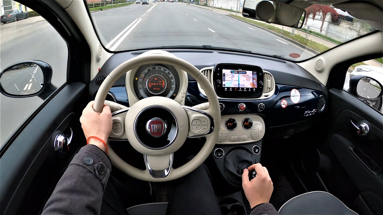 Verspreiding Naar behoren Verdachte Fiat 500C (Cabrio) - POV Test Drive. Fiat GoPRO driving. - YouTube