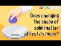 Mass and Properties of Modeling Clay