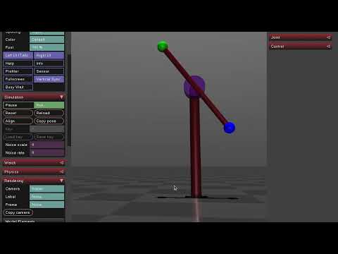 MuJoCo Simulate Python Bindings - Fixation using Visual Feedback Example