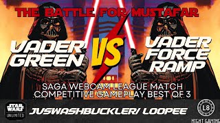 Star Wars: Unlimited - Vader Force Ramp (Loopee - L8NG) v. Vader Zurich JVSwashbuckler - BO3