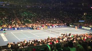 Serena Williams vs Caroline Wozniacki at Madison Square Garden