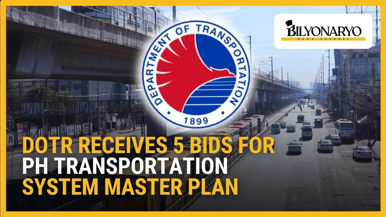 Министерство транспорта Филиппин получило 5 заявок на разработку генерального плана развития тран...