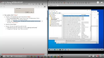 Lab3 Mạng WORKGROUP