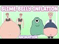 Slime Stuffed Belly Inflation - Weight Gain Animaionn | Jack Fatty