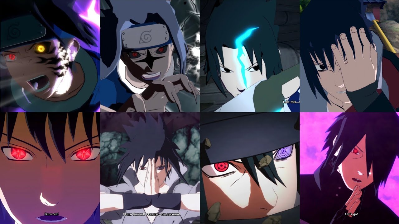 Sasuke Uchiha ALL Ultimate Jutsus in Naruto: Ultimate Ninja 5 #sasukeu