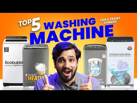 Top 5 Best Washing Machines Under ₹15000 In India 2025 | Fully Automatic | In-built Heater